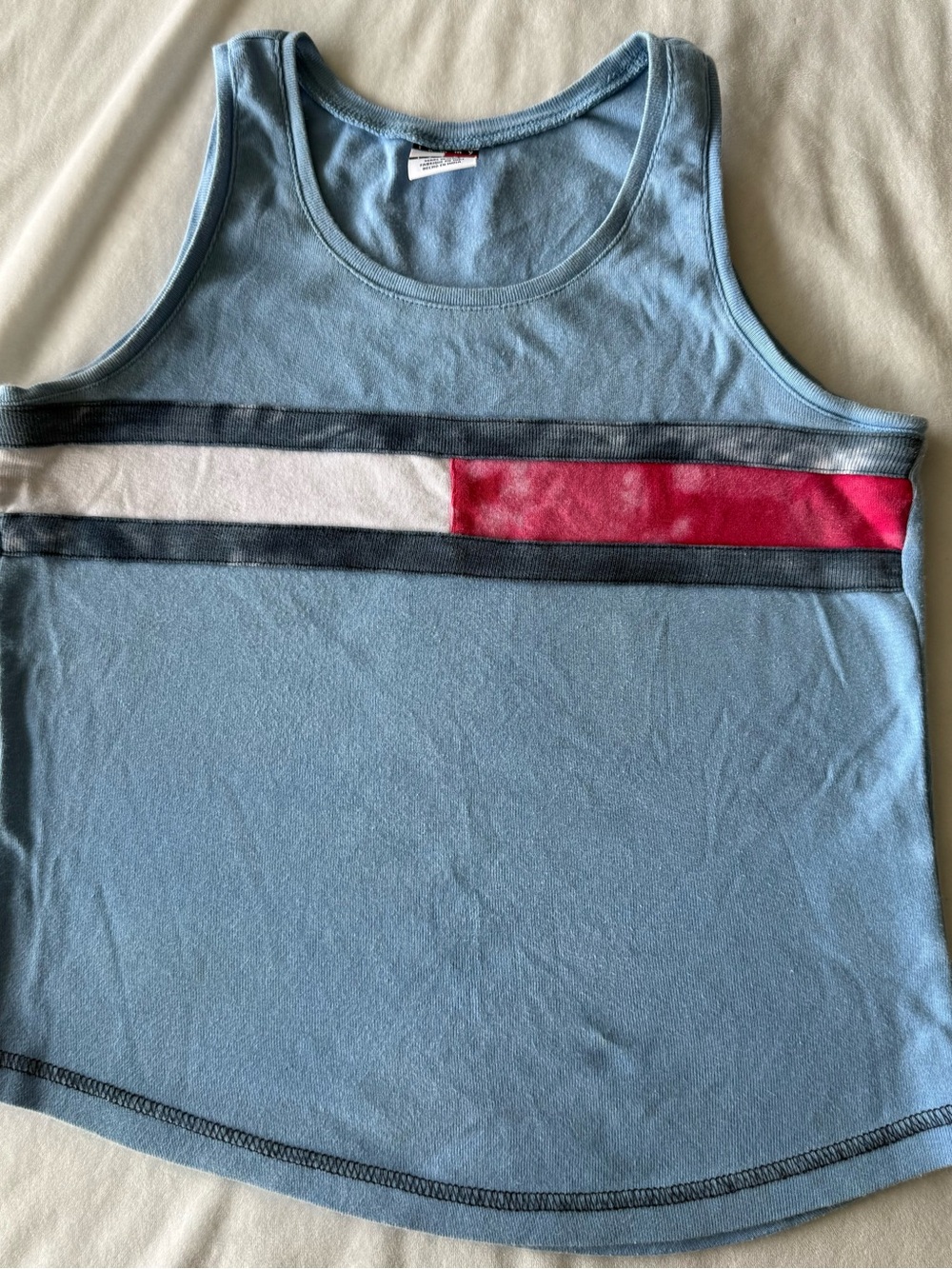 Y2K Tommy jeans blue tank top